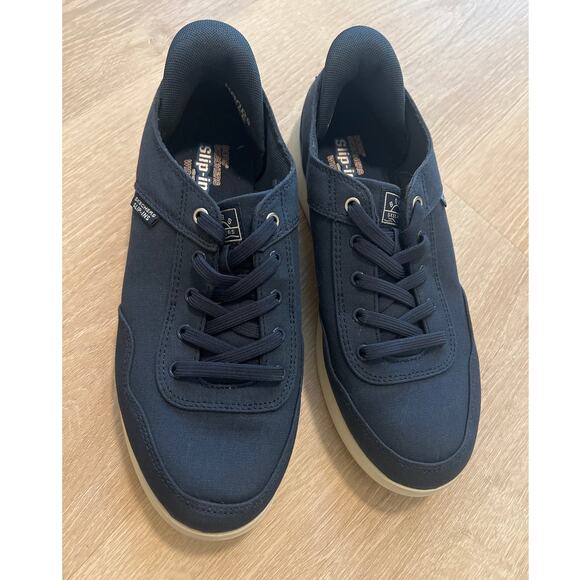 Skechers Women's BOBS D'Vine - So Devoted Navy Slip-Ins Shoes 114826W.NVY 8.5 - Picture 2 of 9